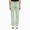 Palm Angels Straight-leg Basic Jeans In Green
