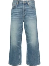 RE/DONE RE/DONE MID-RISE CROPPED JEANS