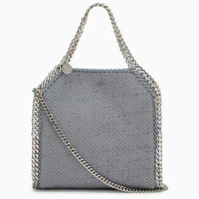 Stella Mccartney Falabella Mini Grey Bag In Blue