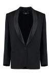 Stella Mccartney Single-breasted One Button Jacket In Black