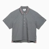 THOM BROWNE THOM BROWNE STRIPED SHORT-SLEEVED SHIRT