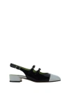 Carel Paris Patent Leather Mary Jane Pumps With Double Buckle
