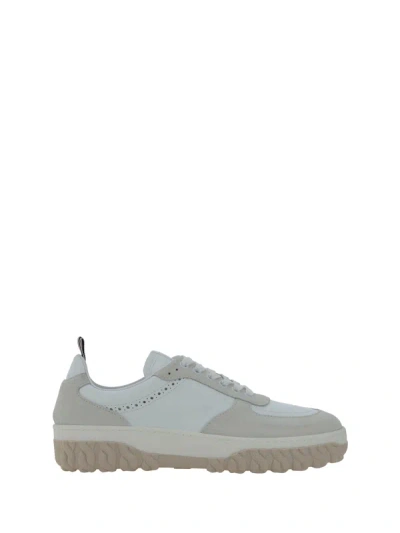 Thom Browne Letterman Panelled Low In White