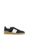 Valentino Upvillage Suede And Leather Sneakers In Black