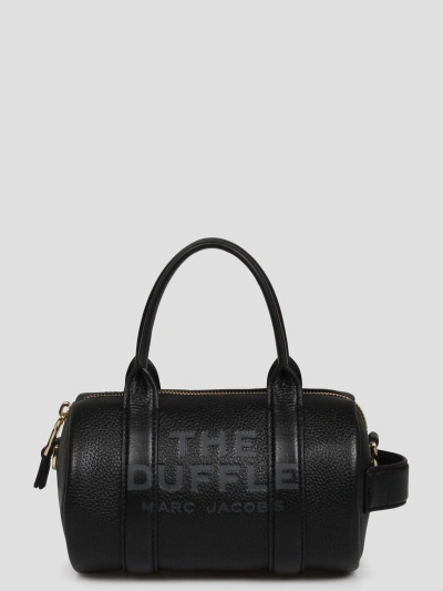 Marc Jacobs The Duffle Mini Leather Shoulder Bag In Black