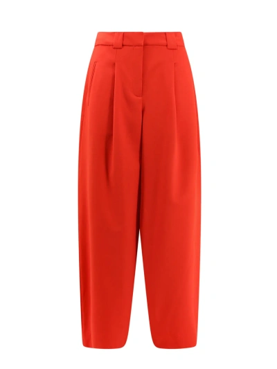 Closed Viscose Blend Trouser With Frontal Pinces