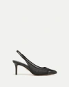 Veronica Beard Liliana Slingback Pointed Toe Pump In Black