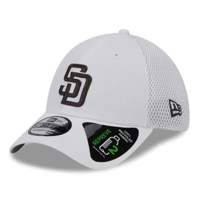 New Era White San Diego Padres Repreve Neo 39thirty Flex Hat