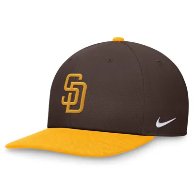 Nike Brown/gold San Diego Padres Evergreen Two-tone Snapback Hat