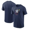 Nike Houston Astros City Connect Logo  Men's Mlb T-shirt In Blue