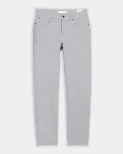 Billy Reid Cotton Linen 5 Pocket Pant In Quarry