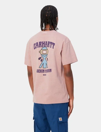 Carhartt -wip Duckin' T-shirt (loose) In Pink