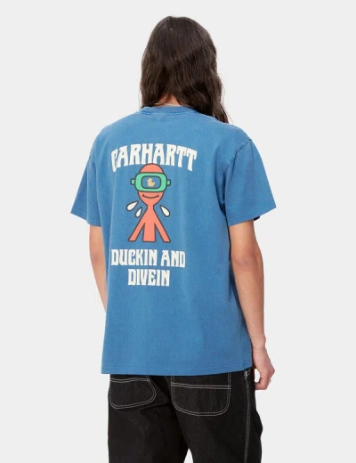 Carhartt -wip Duckin' T-shirt (loose) In Blue