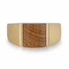 GUCCI Wood Jasper Stone Ring