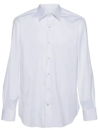 Barba Neck Shirt Clothing In White