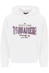 Dsquared2 College League Cool Fit Hoodie In White