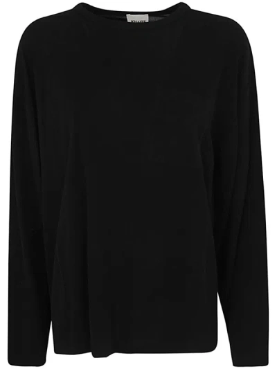 Khaite The Imogen Long-sleeved T-shirt In Black
