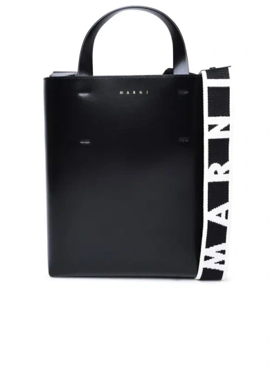Marni Small 'museum' Black Leather Bag