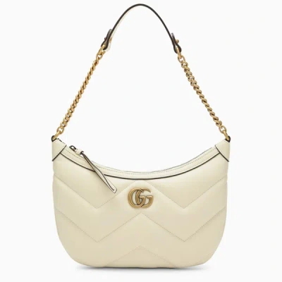 Gucci Gg Marmont Small Shoulder Bag White