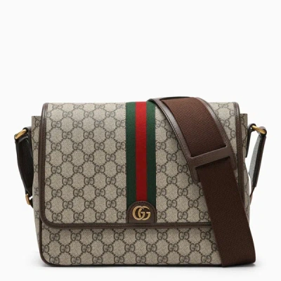Gucci Medium Ophidia Crossbody Bag In Brown