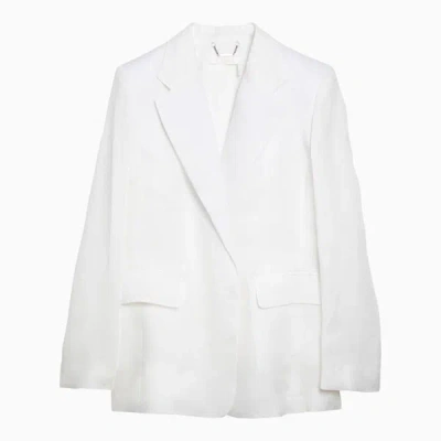 Chloé Single-breasted Jacket In In White