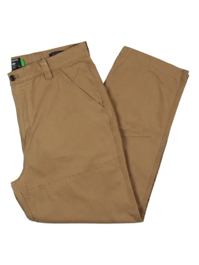 Dockers Mens Cotton Utility Straight Leg Pants In Brown