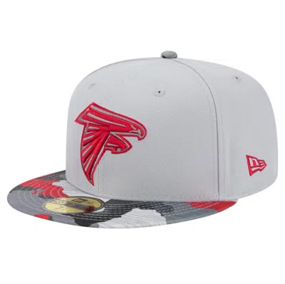 New Era Grey Atlanta Falcons Active Camo 59fifty Fitted Hat