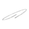 Rs Pure By Ross-simons Diamond Bypass Bangle Bracelet In Sterling Silver In Silver