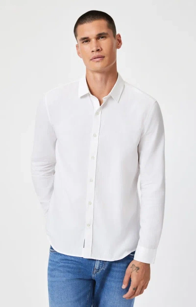 Mavi Button Up-long Sleeve Shirt In White