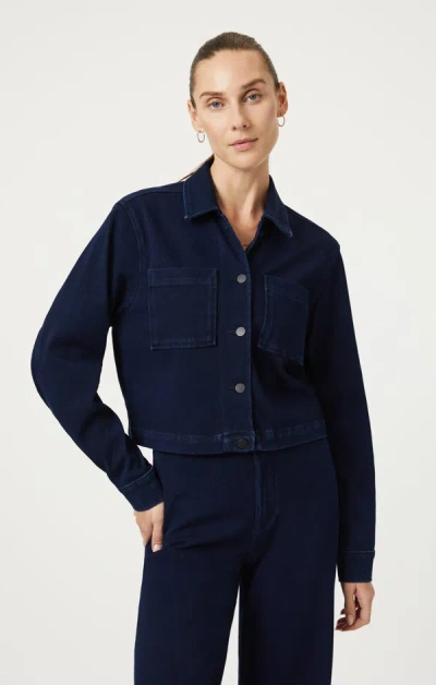 Mavi Shirley Jacket In Dark Move In Dark Blue