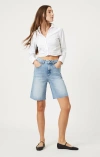 Mavi Selina Shorts In Light  Recycled Blue In Light Blue