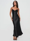 Princess Polly Fadyen Bias Cut Maxi Dress In Black