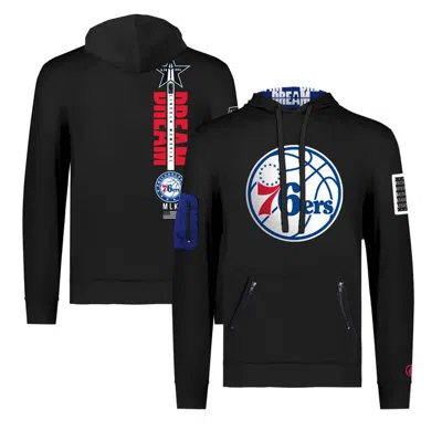 Fisll Unisex  X Black History Collection  Black Philadelphia 76ers Pullover Hoodie