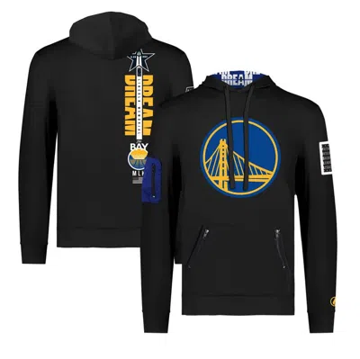 Fisll Unisex  X Black History Collection  Black Golden State Warriors Pullover Hoodie