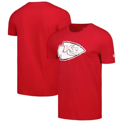 New Era Red Kansas City Chiefs Camo Logo T-shirt