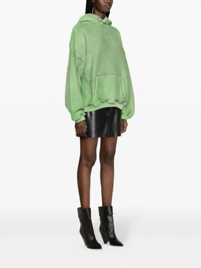 Alexander Wang Sweatshirt  Woman Color Green In 358a Acid Fern