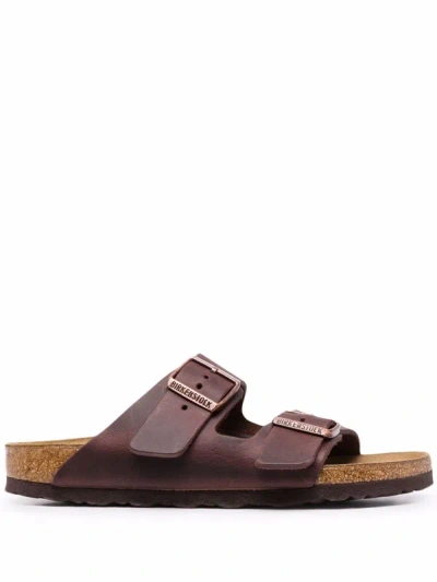 Birkenstock Arizona Oiled Leather Sandal In Brown