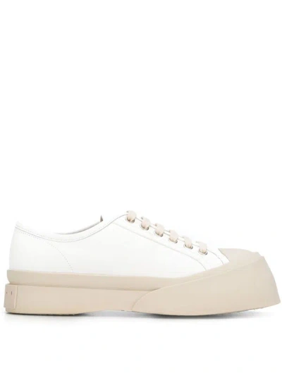 Marni Leather Pablo Sneakers Women In White