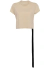 Rick Owens Drkshdw Drkshdw By Rick Owens Woman T-shirt Beige Size L Cotton In 08 Pearl