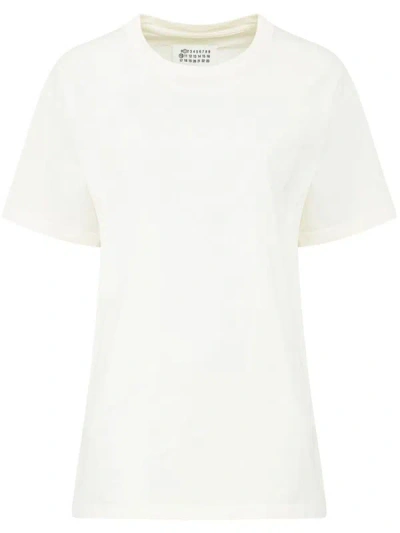 Maison Margiela Women's Jersey T Shirt In Powder