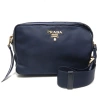 PRADA PRADA NAVY SYNTHETIC SHOPPER BAG (PRE-OWNED)