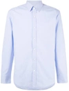 HARDY AMIES HARDY AMIES TWILL SHIRT - BLUE,X35C62051A3212136450