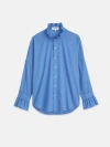 ALEX MILL BLAKE RUFFLE SHIRT IN COTTON VOILE