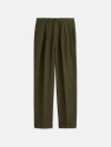 ALEX MILL DOUBLE PLEAT PANT IN TWILL