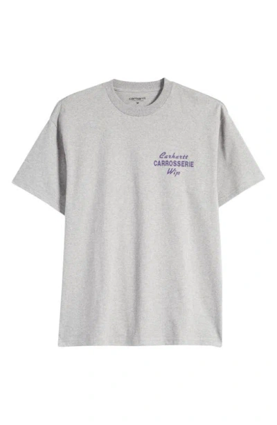 Carhartt Mechanics Organic Cotton Graphic T-shirt In Grey Heather