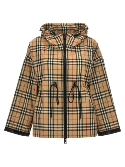 BURBERRY BACTON CASUAL JACKETS, PARKA BEIGE