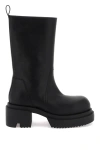 Rick Owens Beatle Bogun 60 Leather Ankle Boots