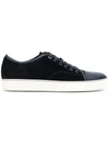 Lanvin Toe-capped Sneakers In Blue