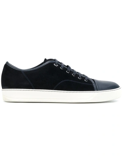 Lanvin Toe-capped Trainers In Blue