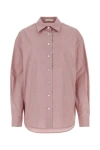 THE ROW THE ROW WOMAN PINK POPELINE ATTICA OVERSIZE SHIRT